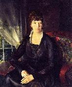 George Wesley Bellows Emma at the Window oil